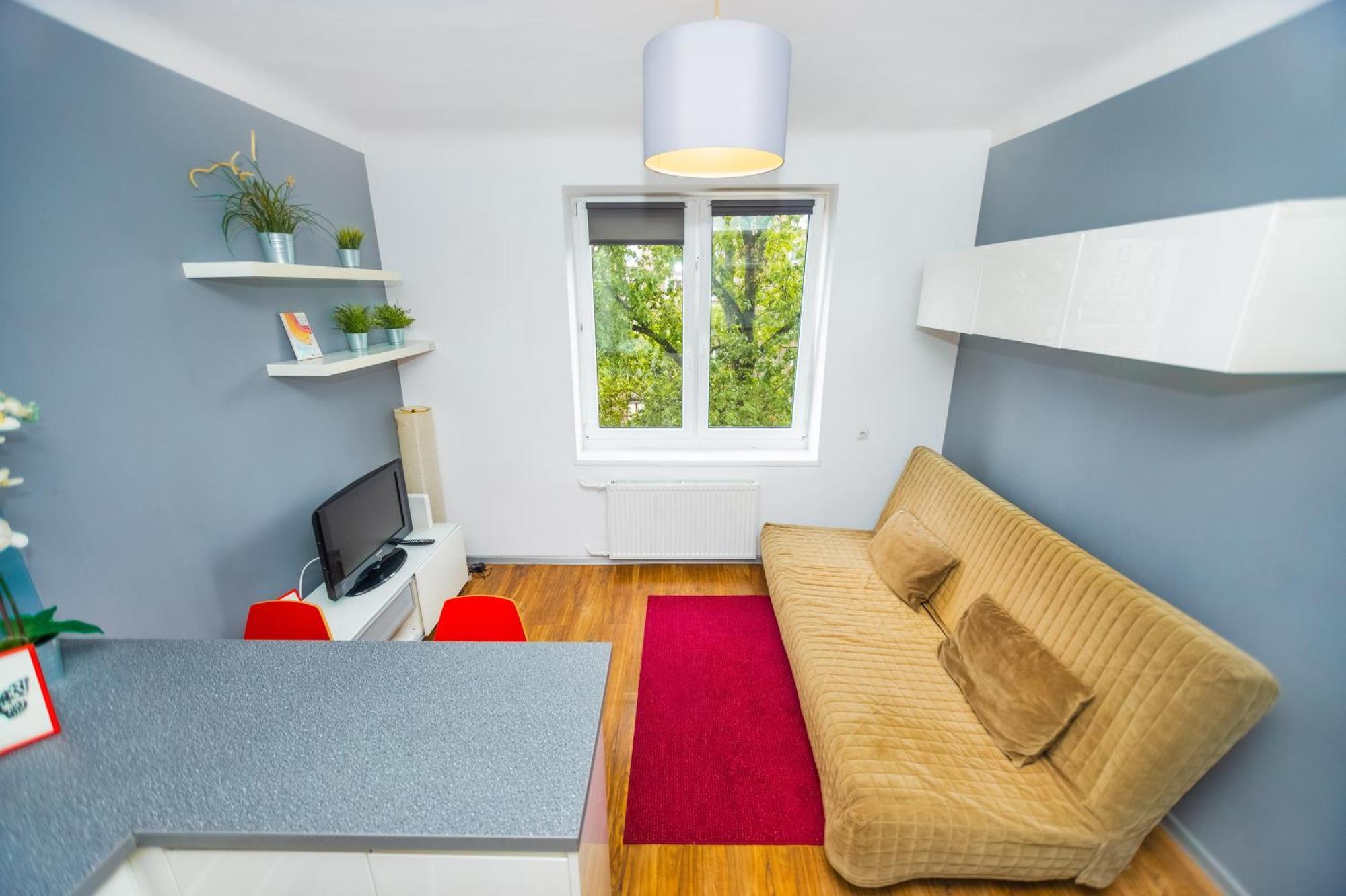 Cozy Studio Next To The Metro And City Center Варшава Экстерьер фото